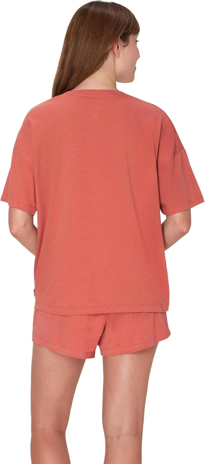 Hanes Women's Pajamas Set, Comfywear Pajamas for Women Set, Originals SupertSoft Loungewear, T-Shirt & Sleep Shorts