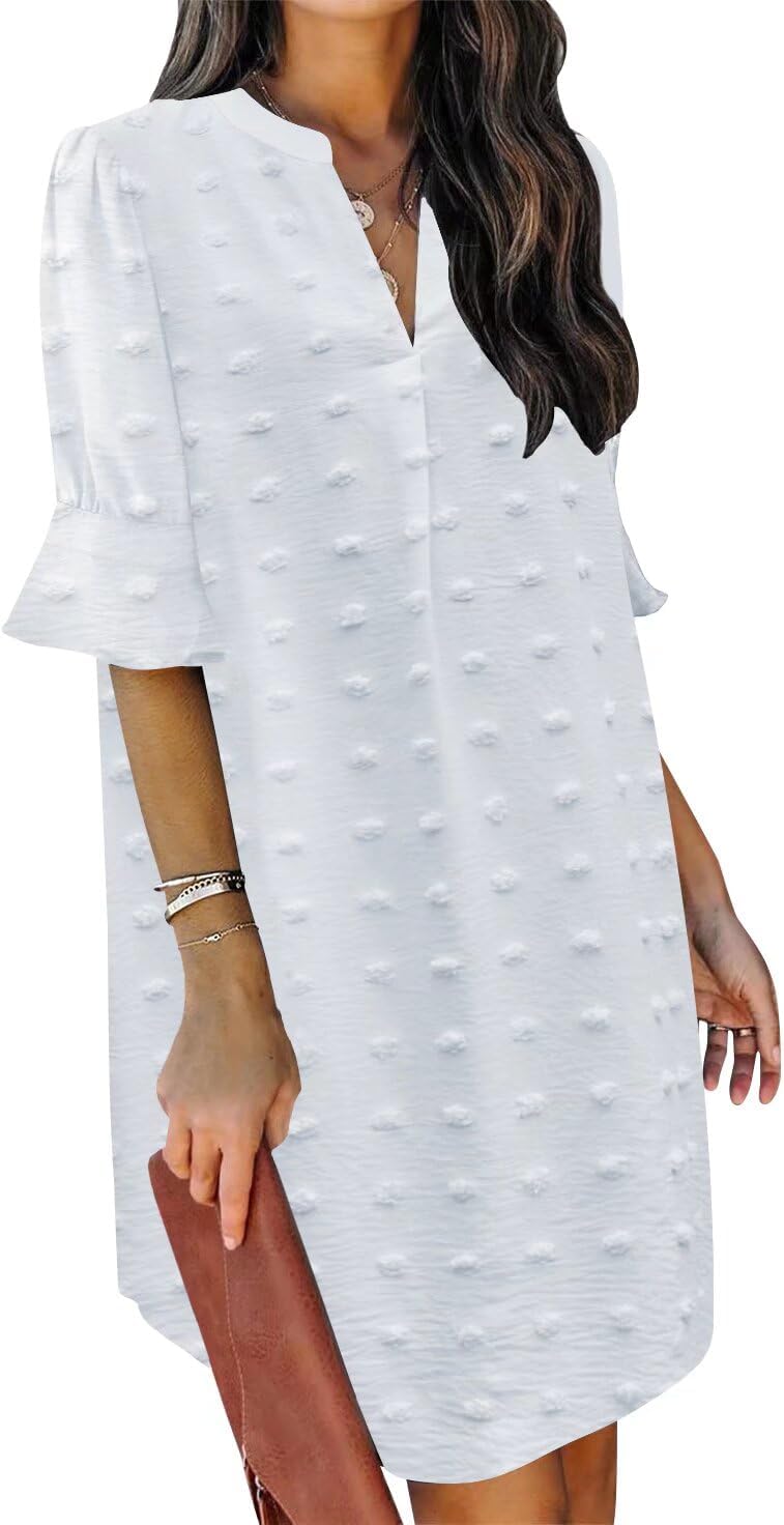 QACOHU women's flowy dress for everyday wear