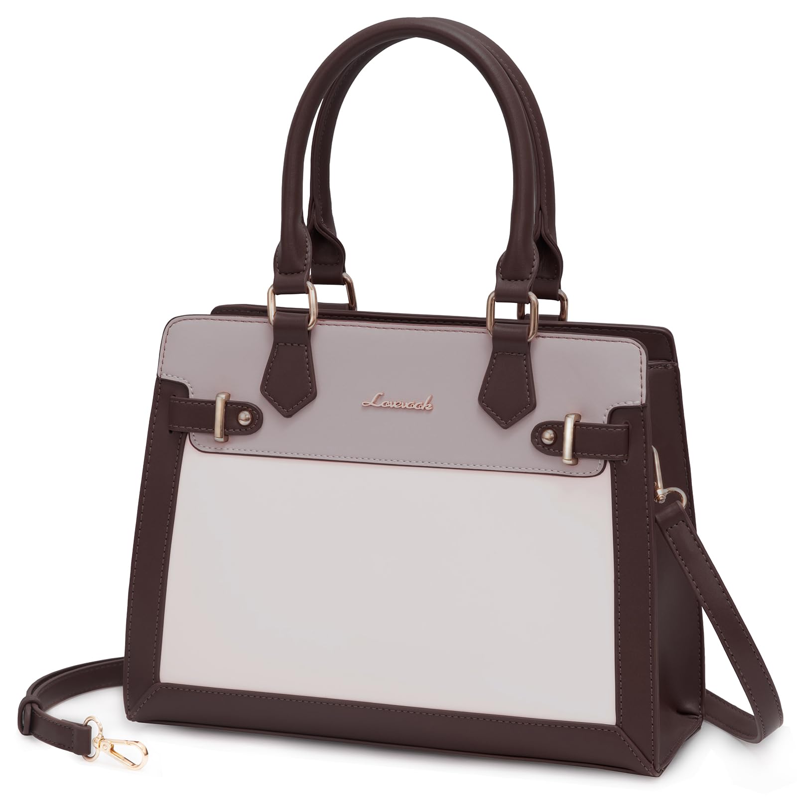 LOVEVOOK Purses and Handbags for Women, Tote Shoulder Bag Satchel Purse and PU Leather Top Handle for ladies