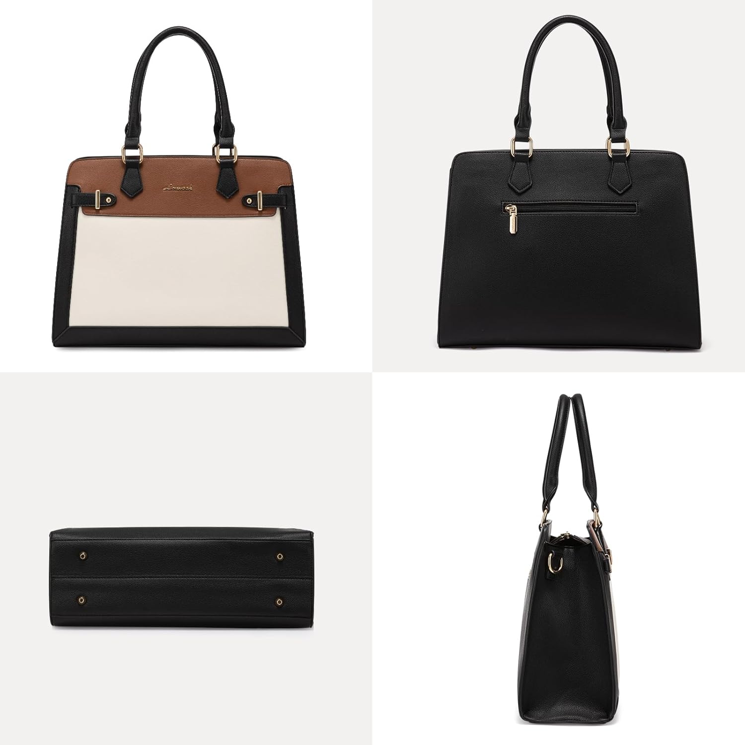 LOVEVOOK Purses and Handbags for Women, Tote Shoulder Bag Satchel Purse and PU Leather Top Handle for ladies