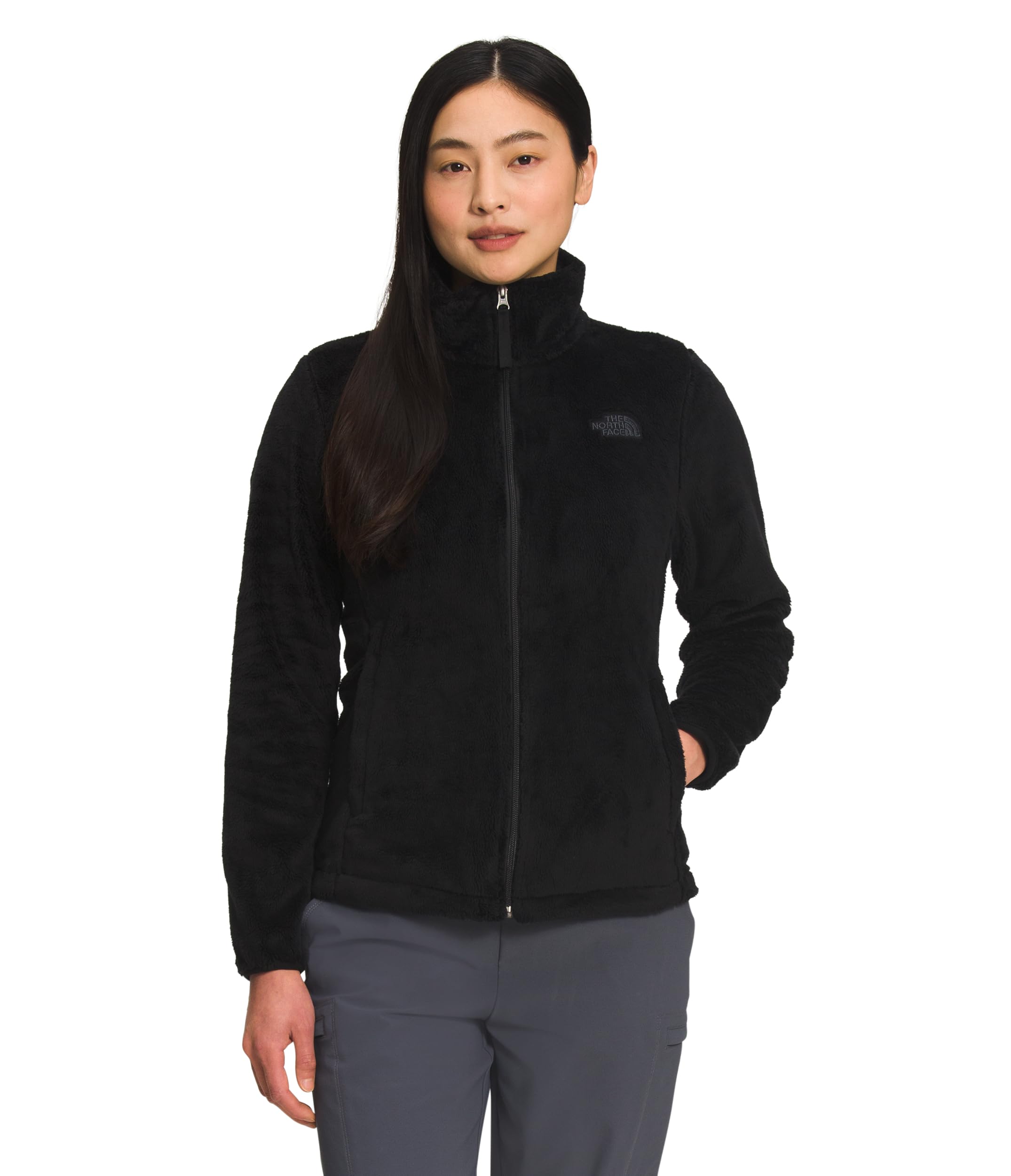 The North Face womens Osito Full Zip Fleece Jacket (Standard & Plus Size) - Soft & Lightweight Fleece, Secure Zip Pockets