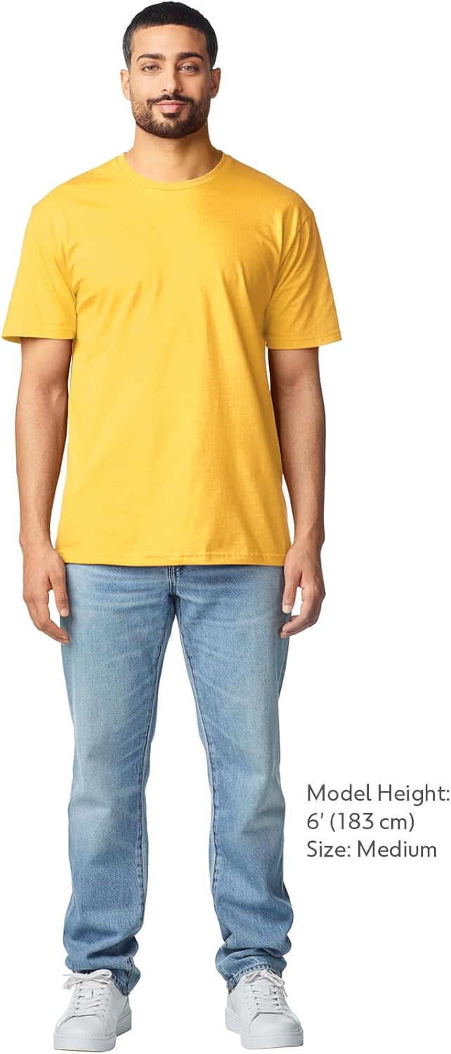 Gildan Adult Softstyle Cotton T-Shirt, Style G64000, Multipack