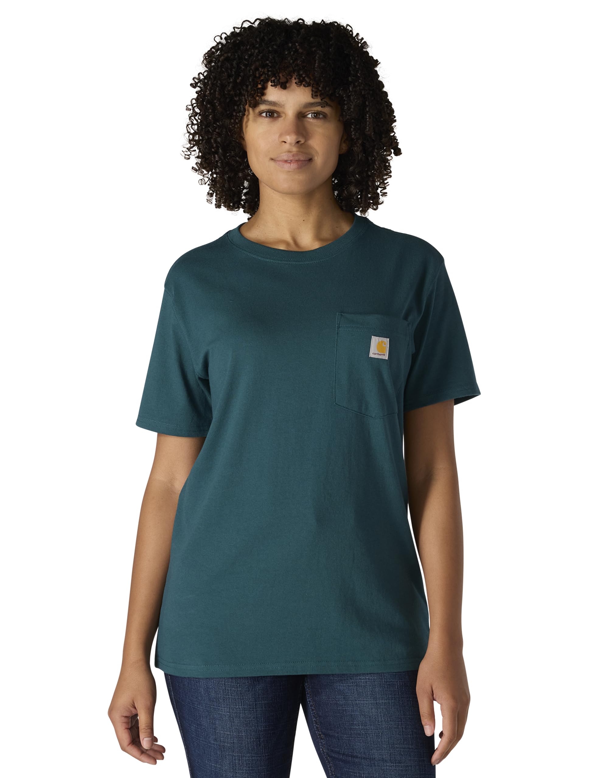 Carhartt Women's Loose Fit Heavyweight Short-Sleeve Pocket T-Shirt Closeout