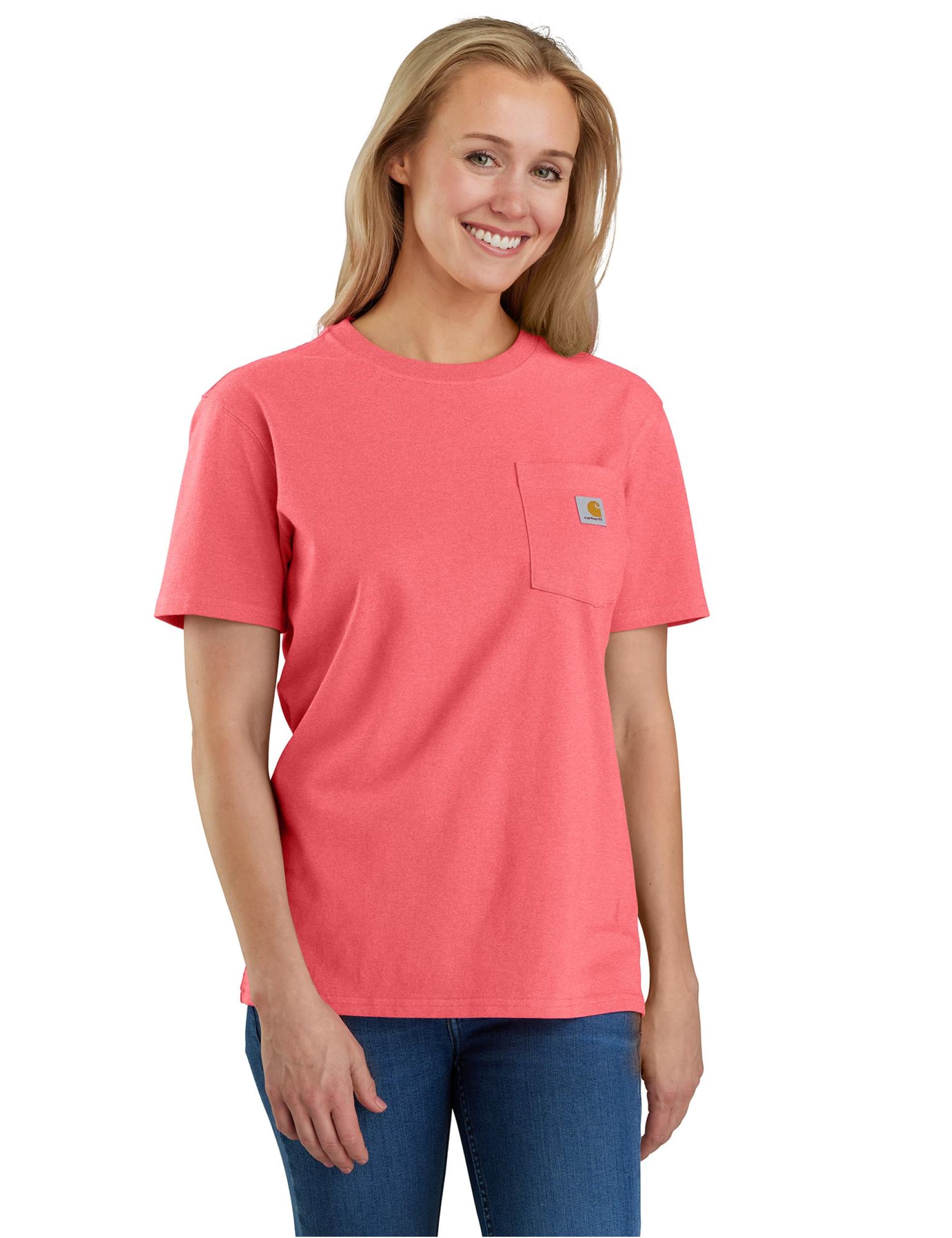 Carhartt Women's Loose Fit Heavyweight Short-Sleeve Pocket T-Shirt Closeout