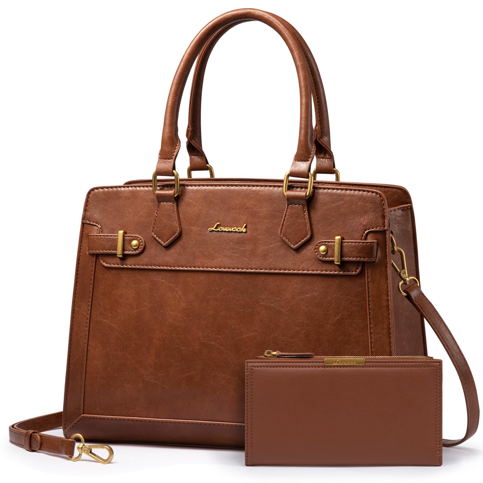 LOVEVOOK Purses and Handbags for Women, Tote Shoulder Bag Satchel Purse and PU Leather Top Handle for ladies