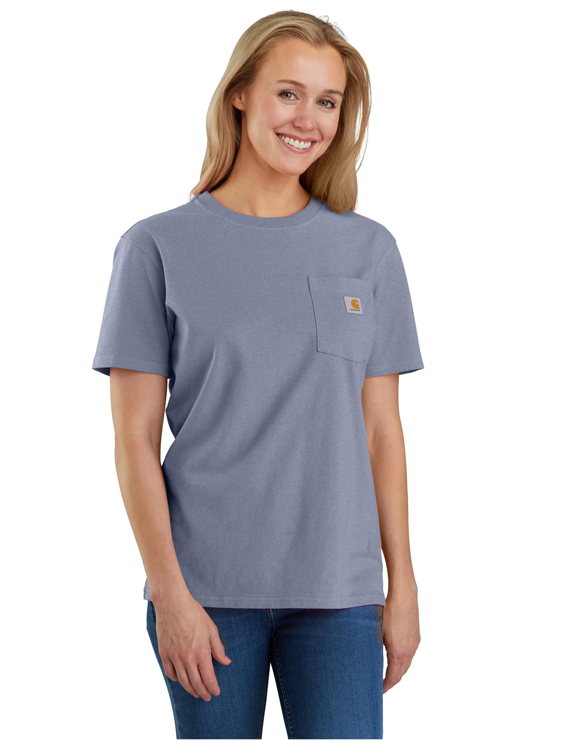 Carhartt Women's Loose Fit Heavyweight Short-Sleeve Pocket T-Shirt Closeout