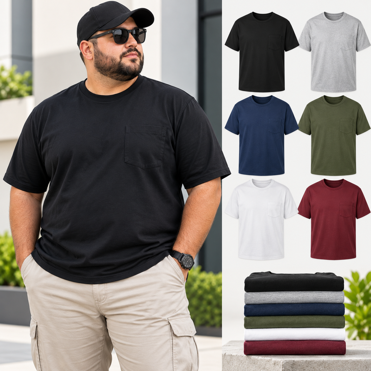 Men’s Plus Size T-Shirts