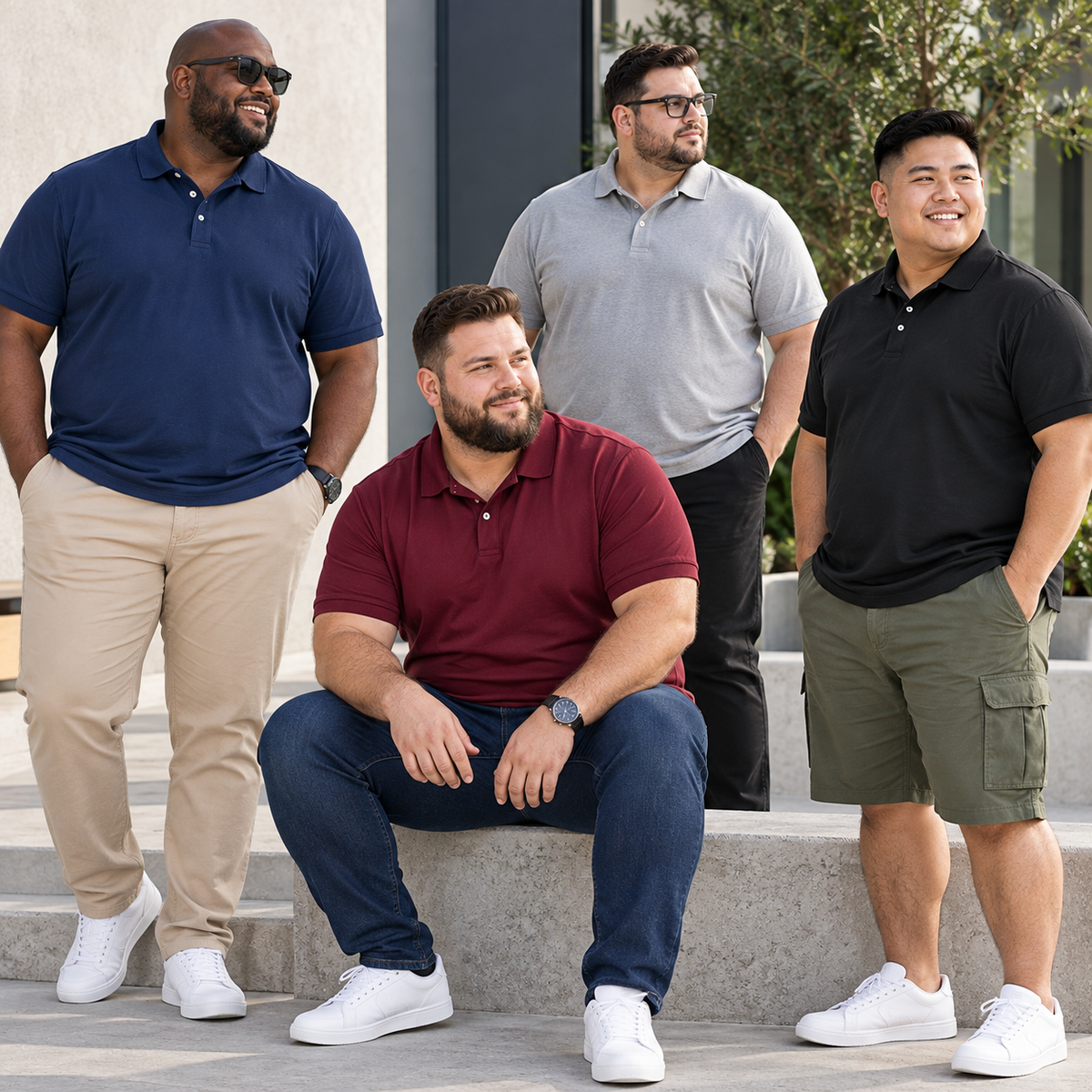 Men’s Plus Size Polo Shirts