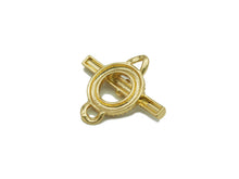 Load image into Gallery viewer, CZ Round Bar Bolt Pendant, Sku#LD219