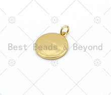 Load image into Gallery viewer, Yellow White Enamel Fun Emoji Charm Pendant, 18K Gold Filled Enamel Charm, Emojis Jewelry, Fun Jewlery,15x18mm,sku#L600