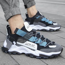 Load image into Gallery viewer, Men's Breathable Mesh Casual Sneakers – Lace-Up Low-Top Rubber Sole Everyday Shoes