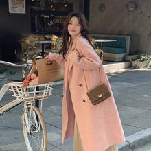 Load image into Gallery viewer, Womens Stylish Mid-length Slimming Wool Coat