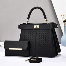 Load image into Gallery viewer, Premium 2-in-1 PU Leather Bucket Bag Set - Crossbody &amp; Handbag with Multiple Compartments
