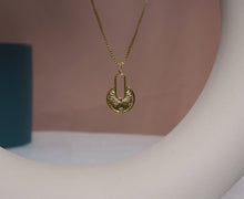 Load image into Gallery viewer, CZ Round Lock with Star Charm, Sku#LK635