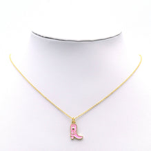 Load image into Gallery viewer, CZ Colorful Enamel Boot Charm, Sku#ML65