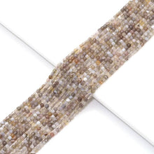 Load image into Gallery viewer, Genuine Botswana Agate Faceted Cube Beads, 2.5mm, Sku#U1539
