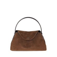 Load image into Gallery viewer, Women's Genuine Suede Leather Crossbody Bag – Minimalist Urban Style