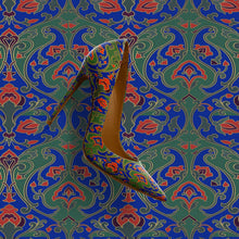 Load image into Gallery viewer, Women's Floral Pointed Toe Stiletto Heels - Vintage Pattern High Heels