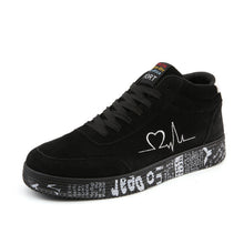 Load image into Gallery viewer, Men's Casual Letter Design Sneakers - Comfortable Low-Top Hiking Shoes