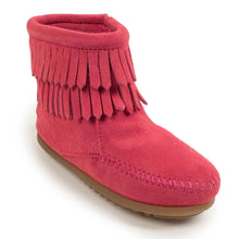 Load image into Gallery viewer, Minnetonka Double Fringe Side Zip - Children's Boot
