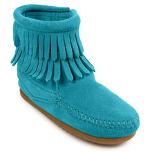 Load image into Gallery viewer, Minnetonka Double Fringe Side Zip - Children's Boot