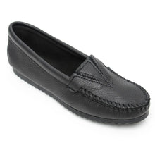 Load image into Gallery viewer, Minnetonka Deerskin Gore Front - Womens Moccasin