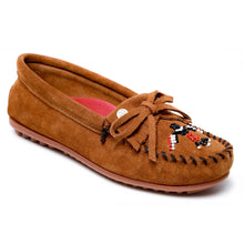 Load image into Gallery viewer, Minnetonka Thunderbird Animikii Hardsole Suede - Womens Moccasin