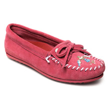 Load image into Gallery viewer, Minnetonka Thunderbird Animikii Hardsole Suede - Womens Moccasin