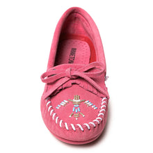 Load image into Gallery viewer, Minnetonka Thunderbird Animikii Hardsole Suede - Womens Moccasin