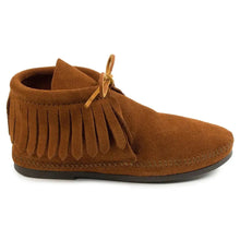 Load image into Gallery viewer, Minnetonka Classic Fringe Hardsole Boot - Womens Boots