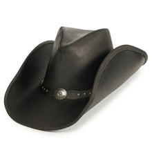 Load image into Gallery viewer, Minnetonka Silverton Dude - Leather Cowboy Hat