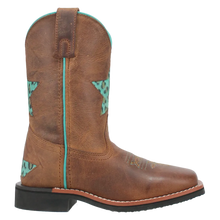 Load image into Gallery viewer, Dan Post Starr - Little/Big Kids Leather Cowgirl Boots