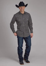 Load image into Gallery viewer, Roper 2286 Cream Floral (Black) - Men's Western Shirt