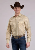 Roper 2661 Wallpaper Floral (Tan) - Men's Western Shirt