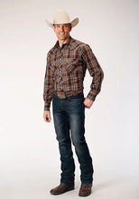 Load image into Gallery viewer, Roper 1885 Multi Plaid (Brown) - Men's Western Shirt