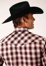 Load image into Gallery viewer, Roper 1708 Plaid (Wine) - Men's Western Shirt