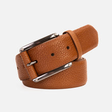 Load image into Gallery viewer, The Draco Brown Calfskin Belt