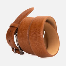 Load image into Gallery viewer, The Draco Brown Calfskin Belt