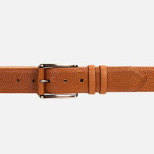 Load image into Gallery viewer, The Draco Brown Calfskin Belt