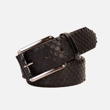 Load image into Gallery viewer, The Caesars Black Leather Belt