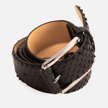 Load image into Gallery viewer, The Caesars Black Leather Belt