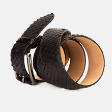 Load image into Gallery viewer, The Caesars Black Leather Belt