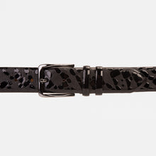 Load image into Gallery viewer, The Arnold Black Leather Belt