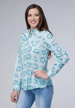 Load image into Gallery viewer, Roper 2066 Floral Print (Blue) - Women's Western Shirt