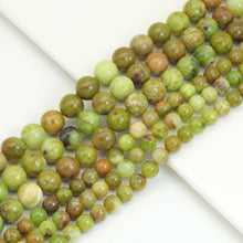 Load image into Gallery viewer, Genuine Green Opal Round Smooth Beads, Sku#U1896