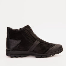 Load image into Gallery viewer, The Montreal Suede Black Leather Casual Zip-Up Ankle Men Boot