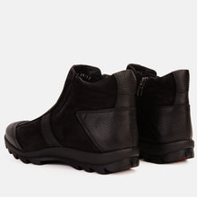 Load image into Gallery viewer, The Montreal Suede Black Leather Casual Zip-Up Ankle Men Boot