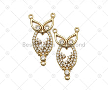Load image into Gallery viewer, CZ  Night Owl Charm,  Sku#LK567