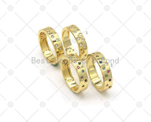 Load image into Gallery viewer, CZ on Band Adjustable Ring, Sku#X283