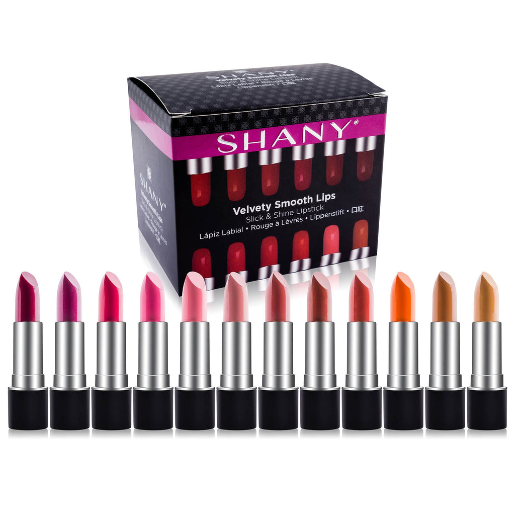 SHANY Slick & Shine Premium Lipstick Set - Matte